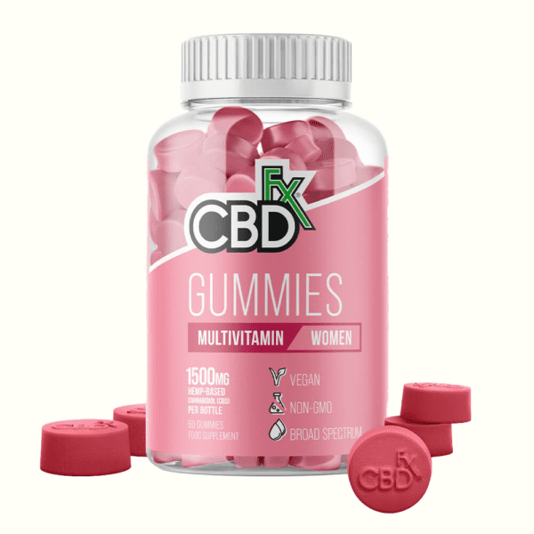 CBDfx Multivitamin for Women 1500mg CBD Vegan Gummies (240g)