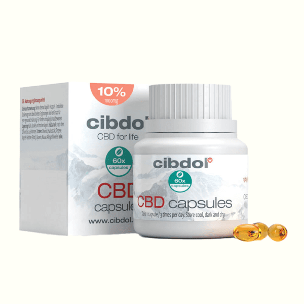 Cibdol 10% CBD Softgel Capsules (60 Kapsuly)