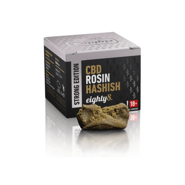 Eighty8 CBD Extract Rosin Hash 23.56% CBD 1g