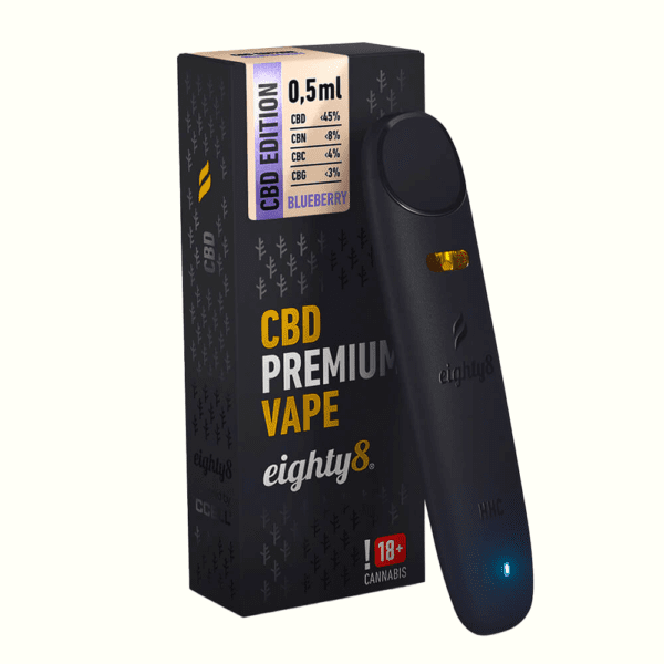 Eighty8 Blueberry 45% CBD Vape