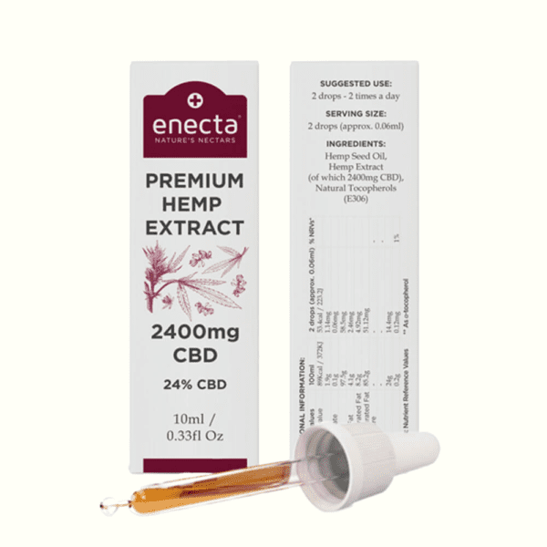Alternative view of Enecta 24% CBD Oil 2400mg (10ml)