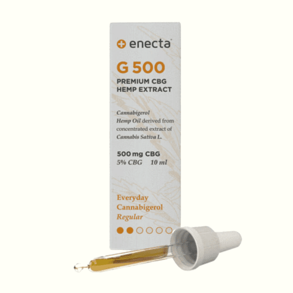 Alternative view of Enecta G500 5% CBG Oil 500mg (10ml)