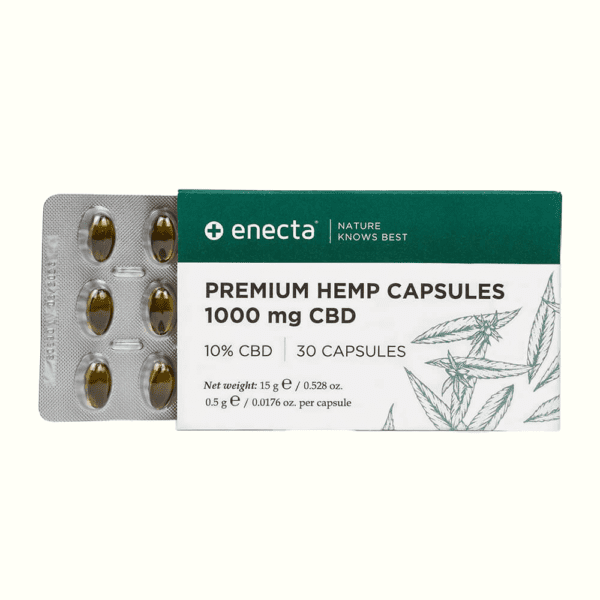 Enecta Premium Hemp Extract 1000mg CBD Soft-gel (30pcs)