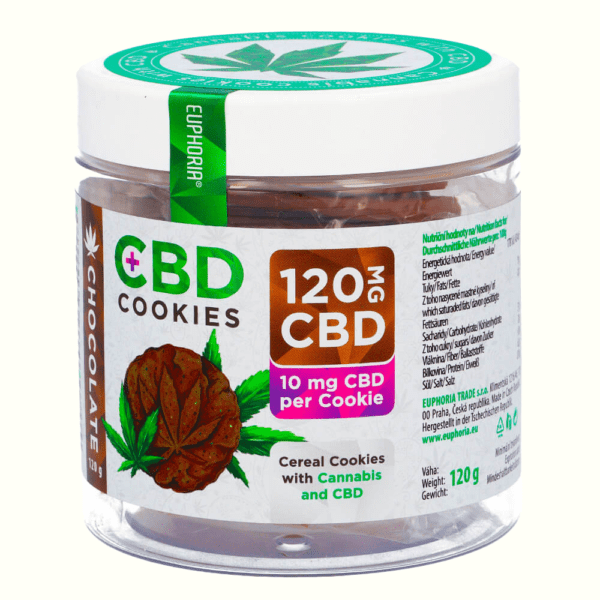 Euphoria Cannabis Cookies Chocolate 120mg CBD