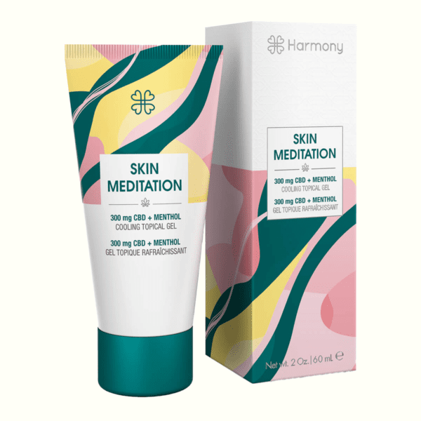 Harmony Skin Meditation Mentol Cooling Topical Gel 300mg CBD