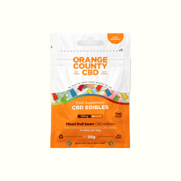 Orange County CBD Mini Grab Bag Bears 100mg CBD 25g