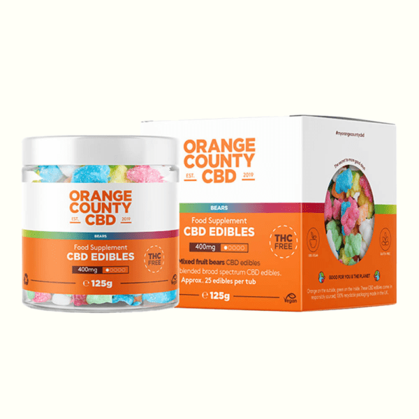 Orange County CBD kis tubusos gumimaci CBD 125g