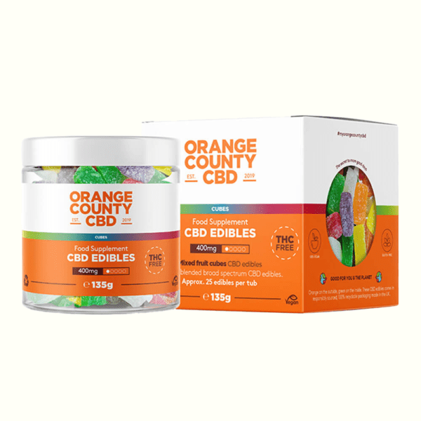 Orange County CBD kis tubusos gumicukor CBD 125g