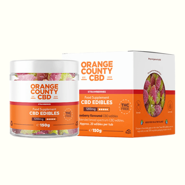 Orange County CBD kis tubusos gumicukor eper CBD 125g