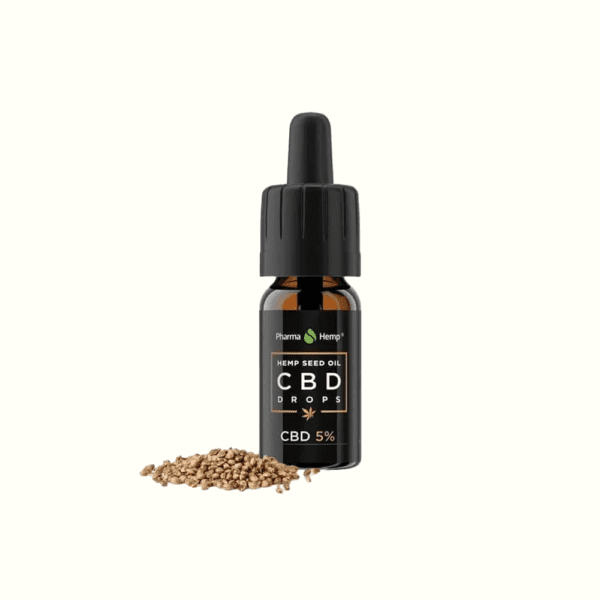 Alternative view of Pharma Hemp CBD Drops Hemp Seed Oil 5% (10ml)