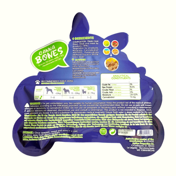 Alternative view of Plants for Pets Cannabones CBD Treats for Pets (16g)