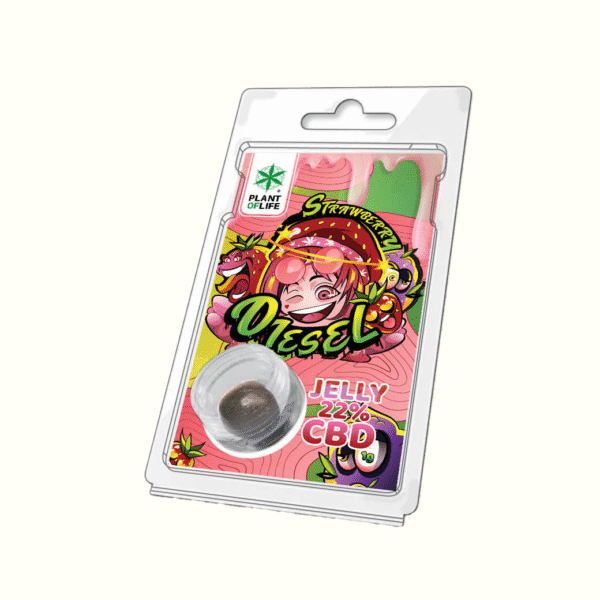 Plant of Life CBD zselé 22% Strawberry Diesel (1g)