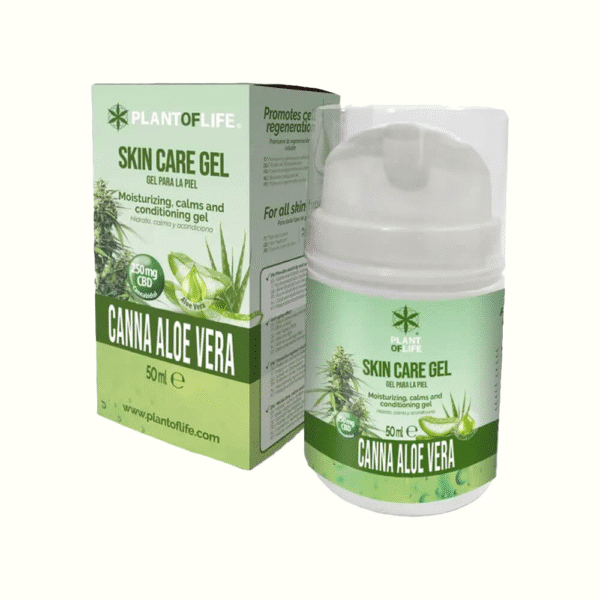 Plant of Life bőrápoló gél Canna Aloe Vera 250mg CBD (50ml)